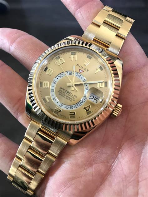 rolex skydweller gold price|rolex sky dweller gold 2021.